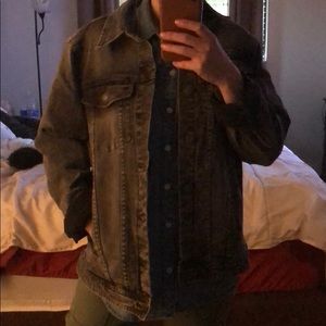 Grey-black washed Jean jacket